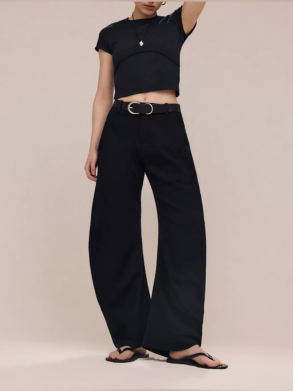 Free people Spotlight Menswear Barrel Trousers black